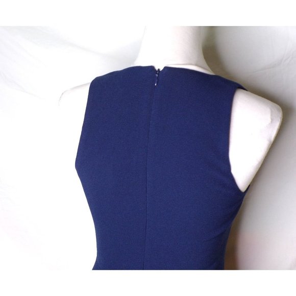 DRESS THE POPULATION Catalina Fit & Flare Dress Navy Blue Small (4-6) - Picture 10 of 11